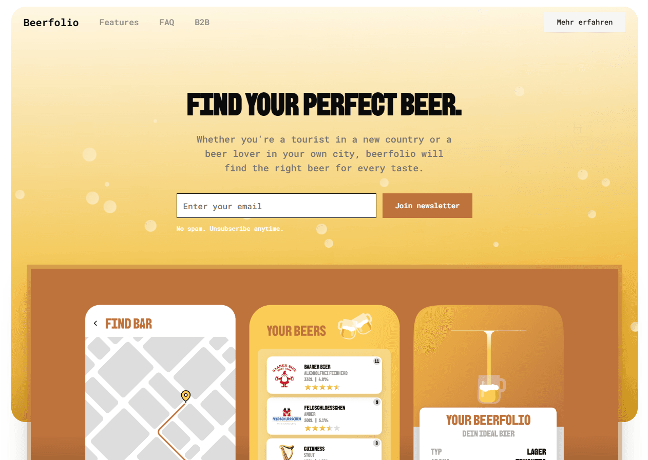 Screenshot of Beerfolio